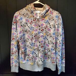 Disney Cruise Line Mickey Mouse & Friends Character Zip-up Sweatshirt Hoodie